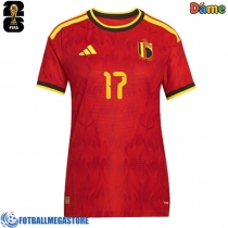 Fotballdrakt Dame Belgia Charles De Ketelaere #17 Hjemmedrakt VM 2026 Kortermet